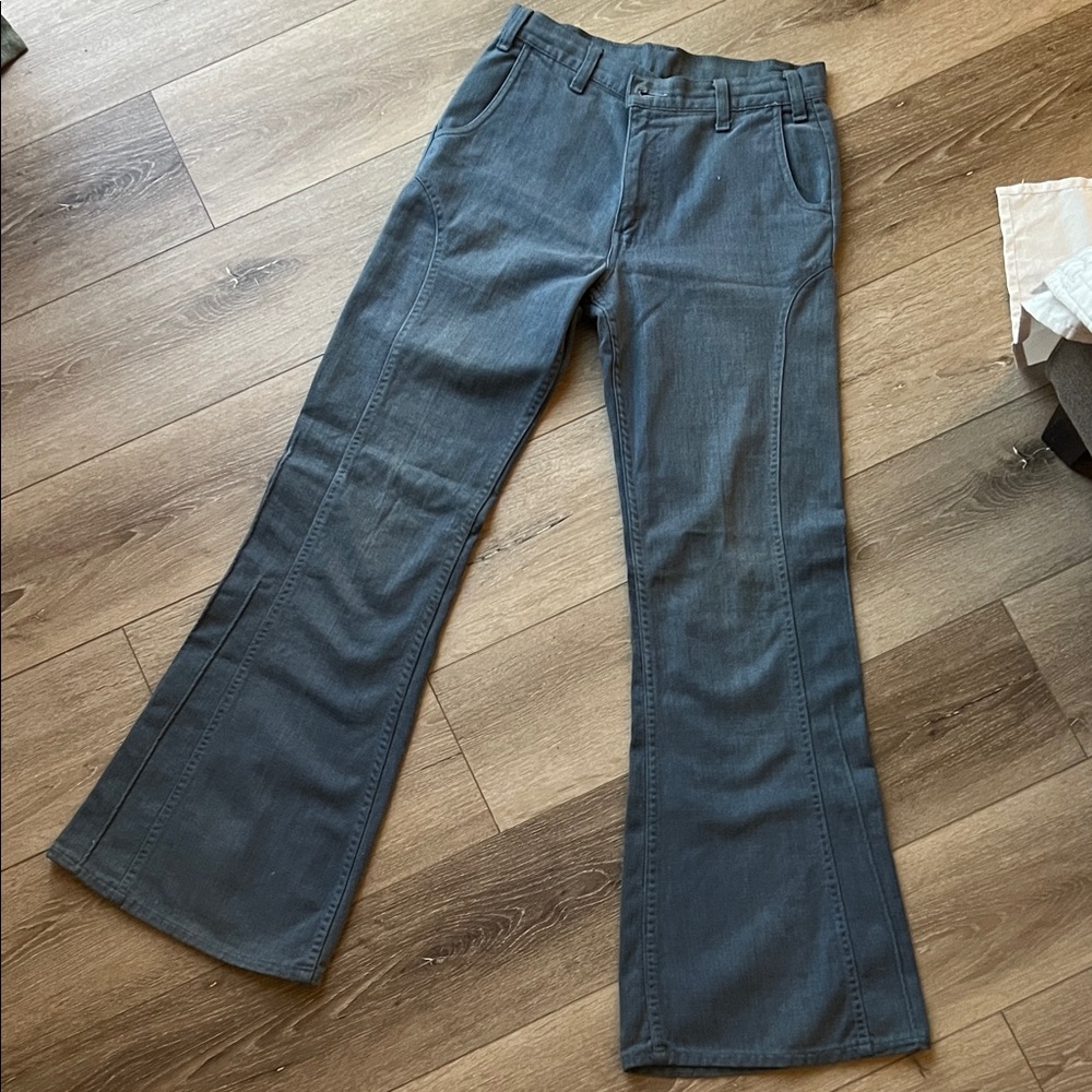Levi's Dark Gray/Blue Flared Pants
